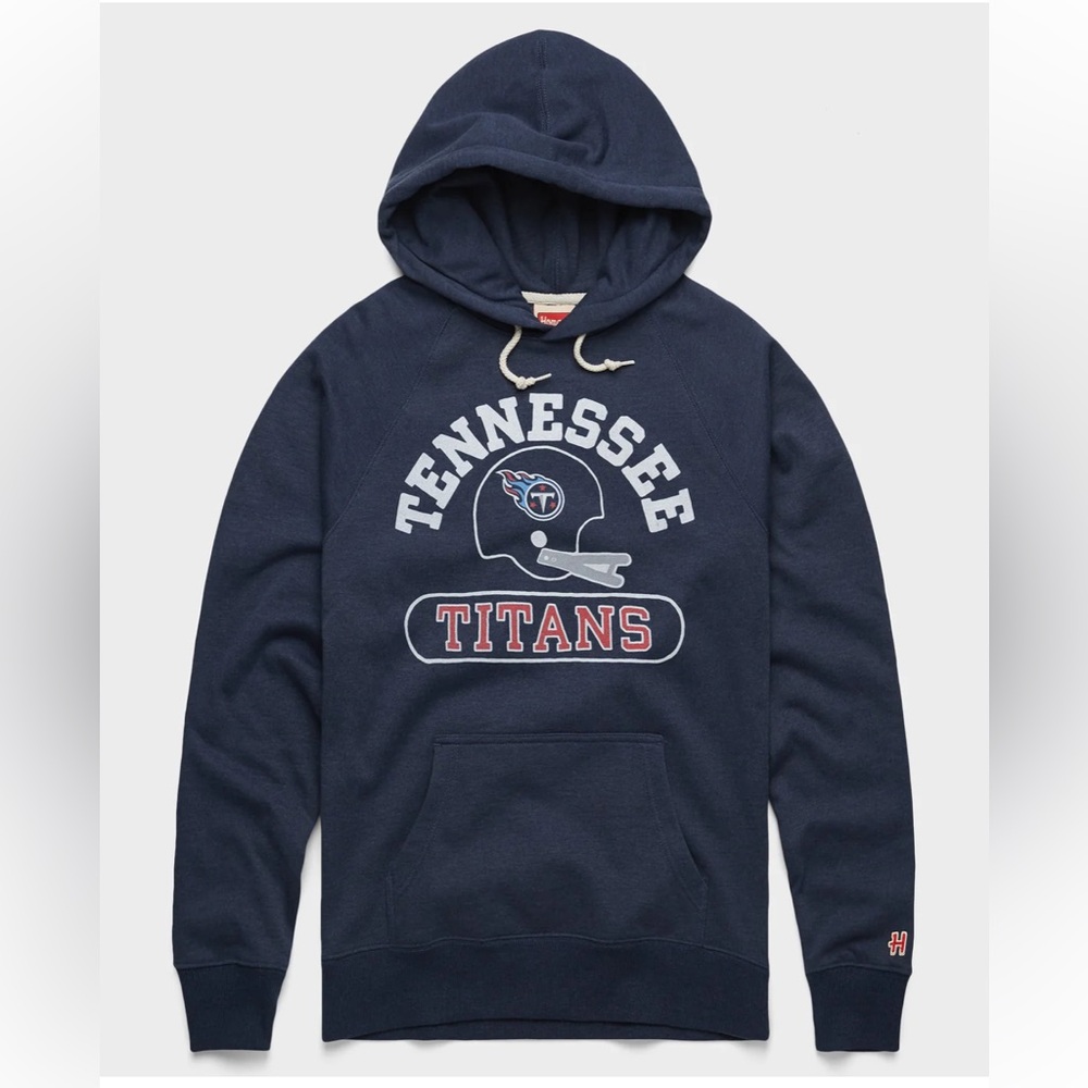 Homage Tennessee Titans Hooded Sweatshirt Adult Medium